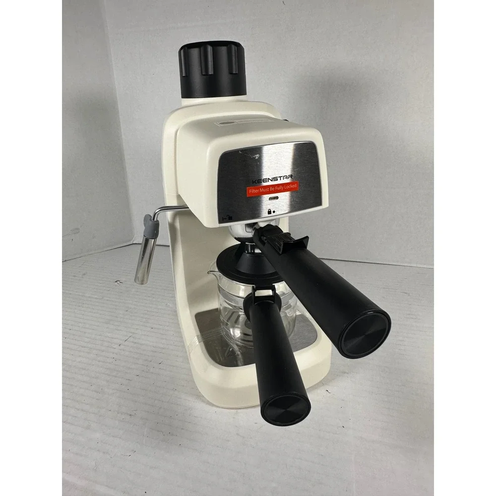 Keenstar BCM2201 Espresso Machine with‎ Milk Frother Cream 800W Coffee Maker